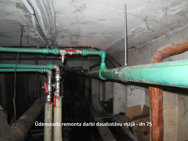ŪV guļvada remonts dn75